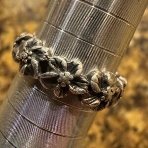 Textured Silver Ring